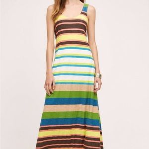 Anthropologie Striped Maxi Dress